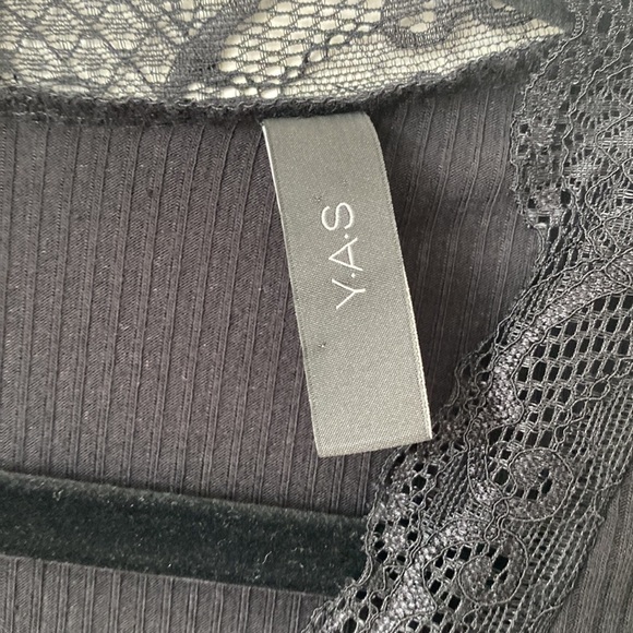 Y.A.S Black Lace Bodystocking Size Small - Picture 8 of 10